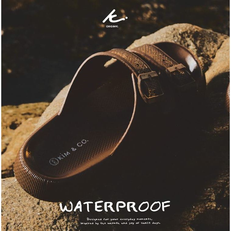 KIM&CO. ORIGINAL - COTTON CLOUD SANDAL(KS001M) รองเท้าแตะแฟชั่นผู้ชาย รองเท้าแตะเกาหลี มินิมอล พื้นนุ่มสบาย ไม่เมื่อย