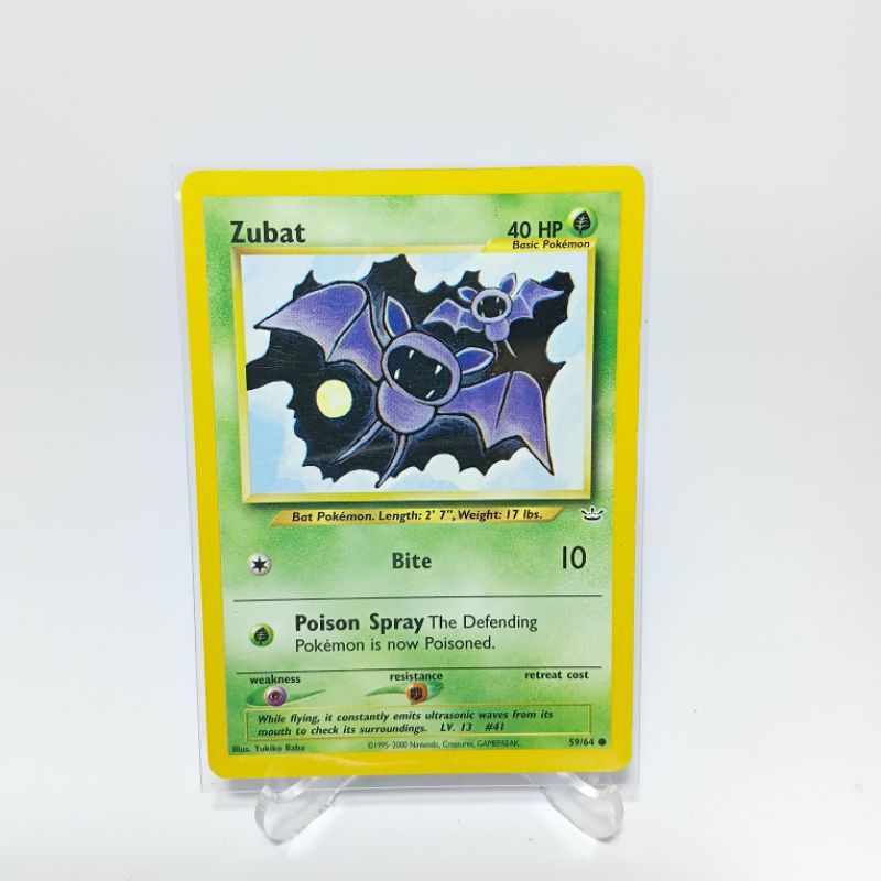Zubat #59 Pokemon Neo Revelation