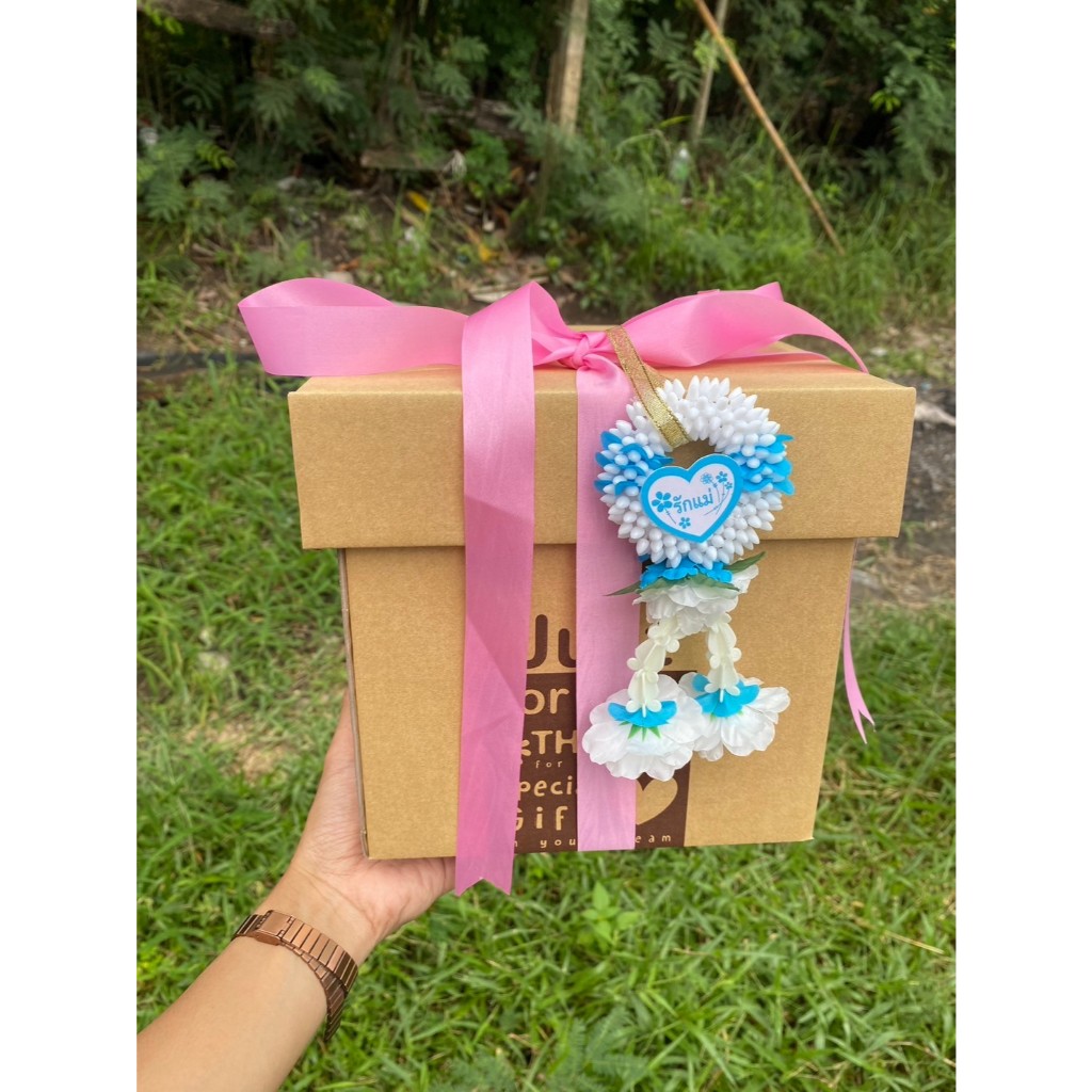 กล่องของขวัญ กล่องเซอร์ไพรส์ กล่องพร้อมเม็ดโฟม ใส่ของขวัญวันเกิดวันครบรอบวาเลนไทน์ปัจฉิมให้ของขวัญ“พับขึ้นรูป”ฟรีโบว์❤️