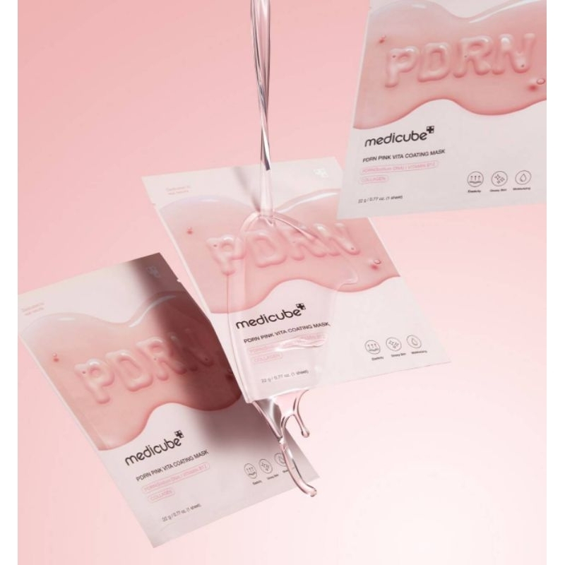 Medicube - PDRN Pink Vita Coating Mask - 22g (5 sheet) No Box