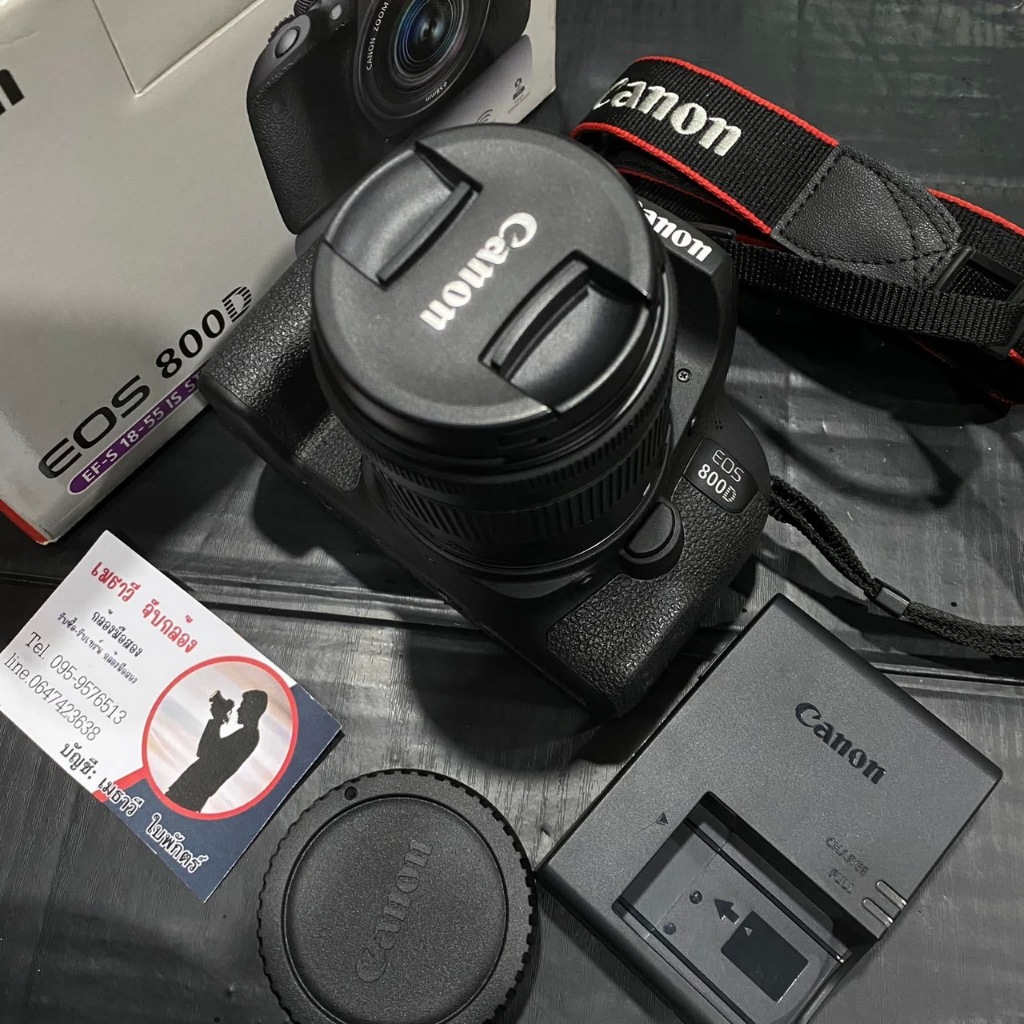 canon 800D พร้อมเลนส์ พร้อมใช้งาน