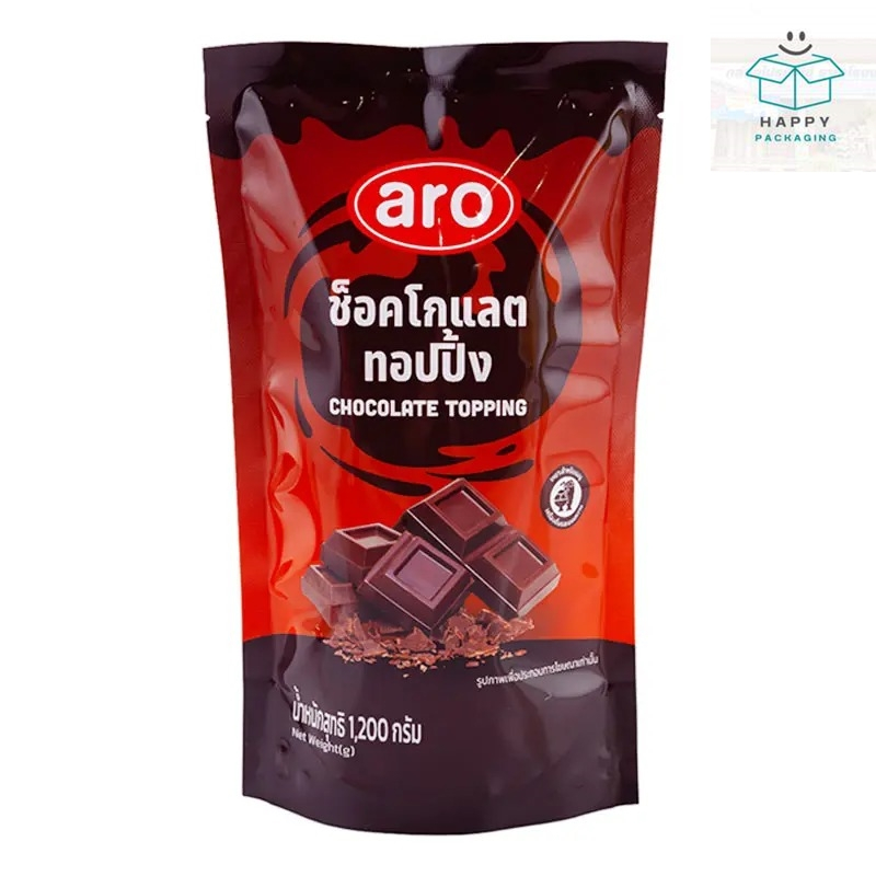 aro chocolate topping เอโร่ ท็อปปิ้ง ท้อปปิ้ง ทอปปิ้ง ช็อกโกแลต ช็อกโกแลตท็อปปิ้ง  ช็อกโกแลตท้อปปิ้ง 1.2 กก. ราคา ถูกที่สุด ดีลบีเคเค รูปภาพหลัก