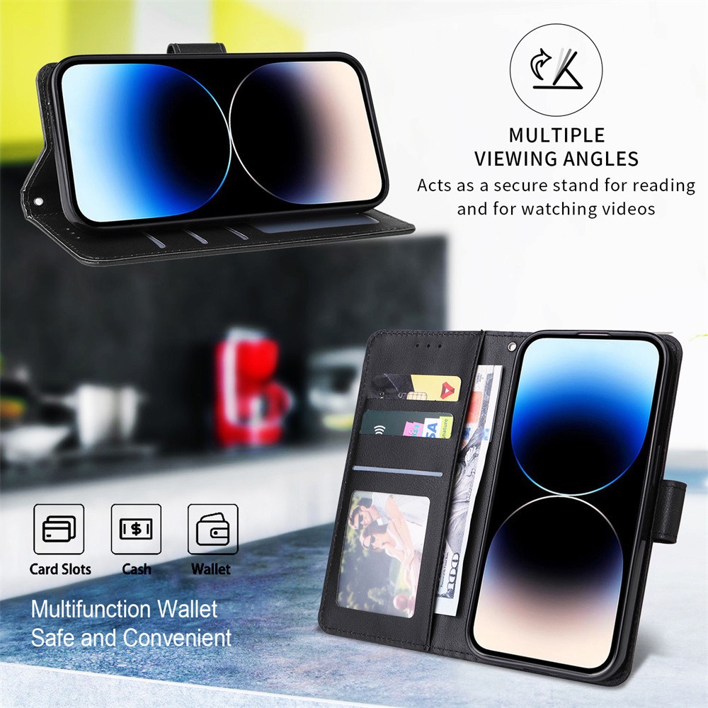 เคสฝาพับ BOSS ล็อค สำหรับ Redmi A5 A3 14C 13C 12C Redmi10 10A 10C Redmi9 9A 9C Note9s/Note9Pro Note10/10Pro Note14 Pro +