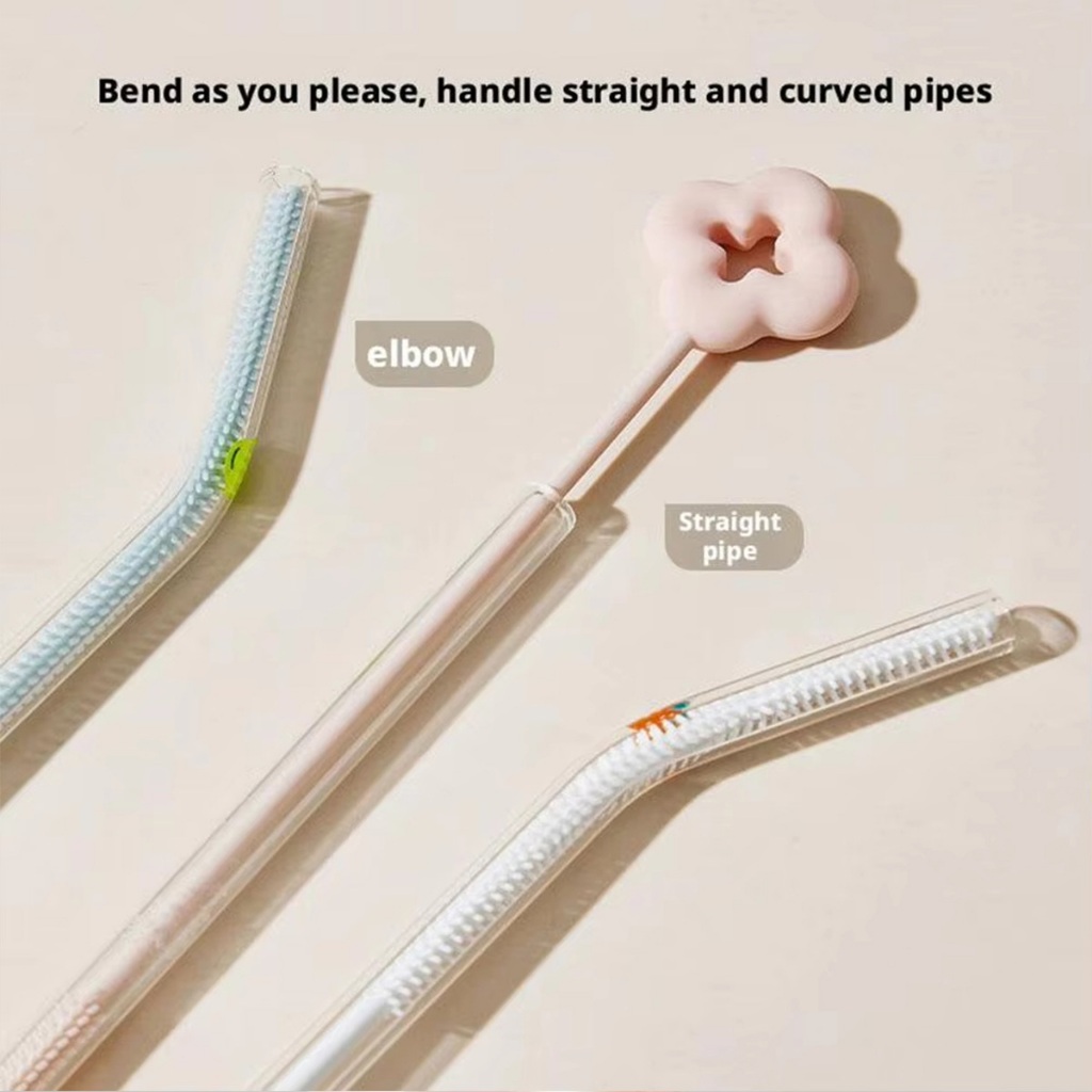 ร้านอยู่ที่ไทย 10ชิ้น แปรงล้างหลอดดูดน้ำ แบบยาว22CM ล้างแก้วน้ำ ขวดนม กระติกน้ำเด็ก - รูปที่ 7