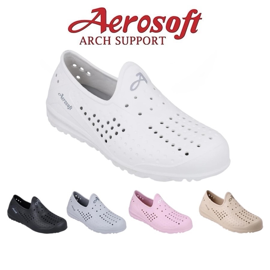 ☁️SN9310☁️Aerosoft (แอโร่ซอฟ) รองเท้าแบบสวมชายหญิง รุ่น Air walk