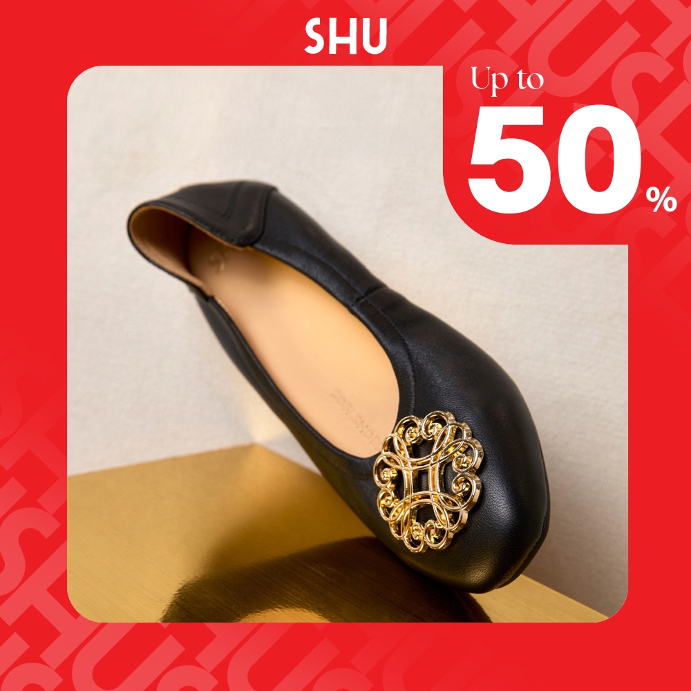 SHU SOFY SOFA 0.5" INFINITE HEART รองเท้าคัทชู