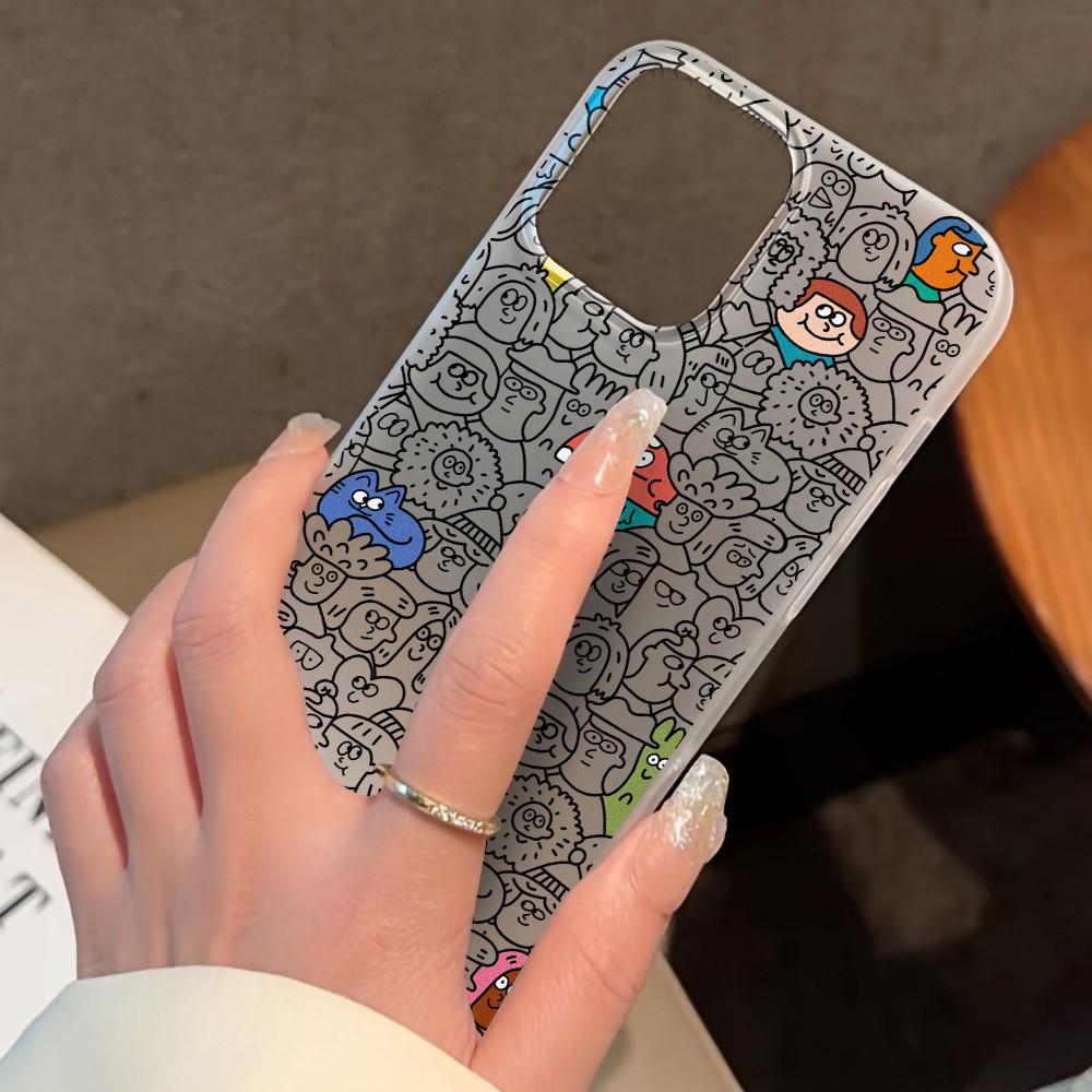 🚚COD🚚 เคสทรศัพท์ For iPhone17 16 11 13 15 Pro Max Case iPhone 11 12 13 14 15 Pro Max 14 15 Plus เคสใสไอโฟน เคส เนื้อแมท - รูปที่ 5