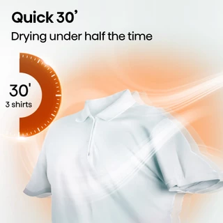 Hisense DRYER Heat Pump เครื่องอบผ้าฝาหน้า 8 kg. สีเทา รุ่น DH80N1