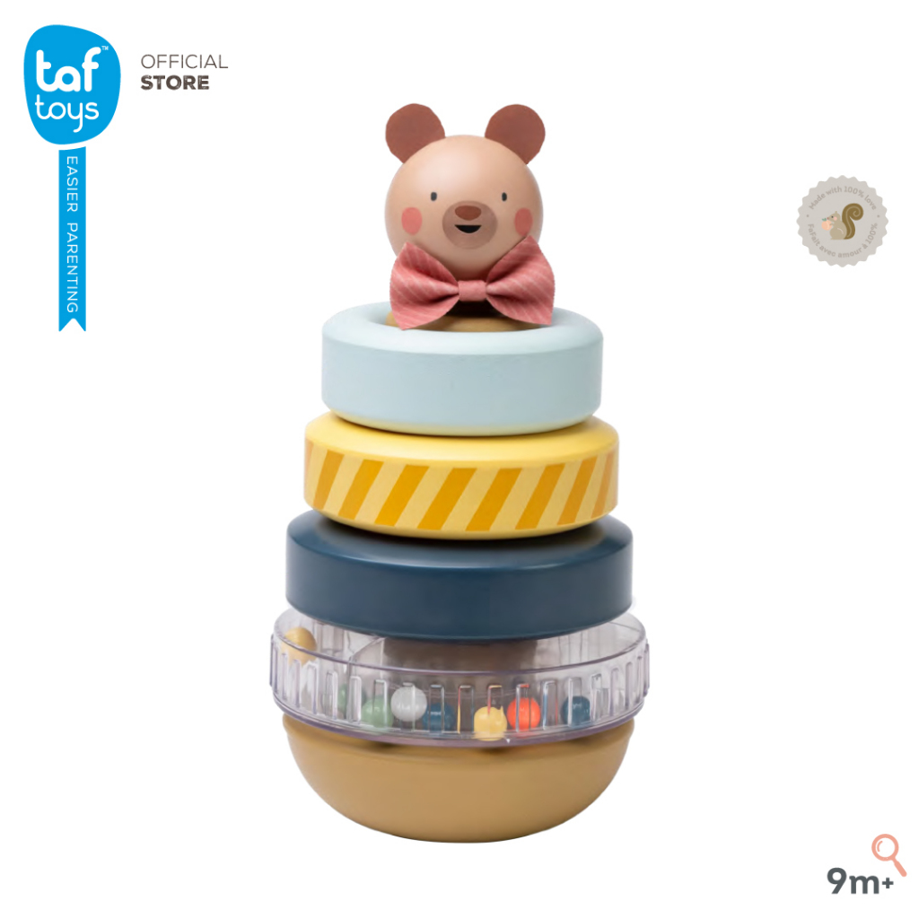 Taf Toys ห่วงเรียงซ้อน Stack-a-Panda / Bear ของเล่น เรียงซ้อน เสริมพัฒนาการ 9 เดือน ขึ้นไป รูปที่ 9