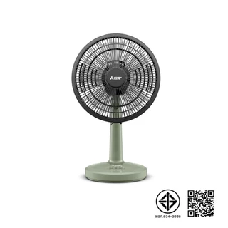 #สีใหม่ Mitsubishi พัดลม ตั้งโต๊ะ 12 นิ้ว แบบปุ่มกด รุ่น D12A-GB