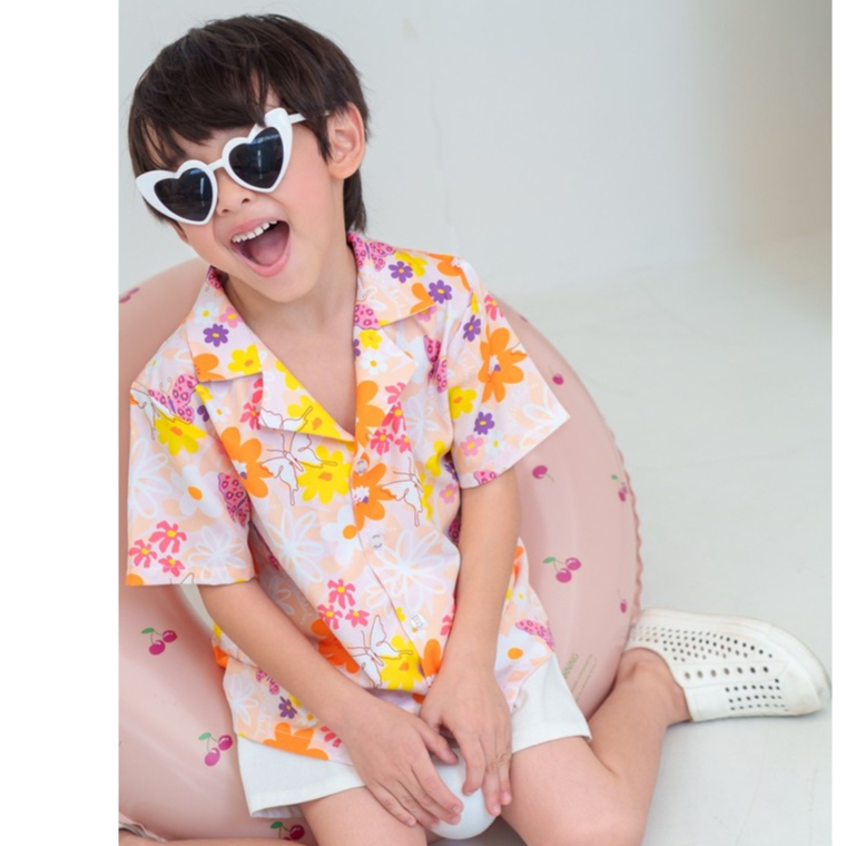 Petite Atelier Orange Boy Shirt (kid)
