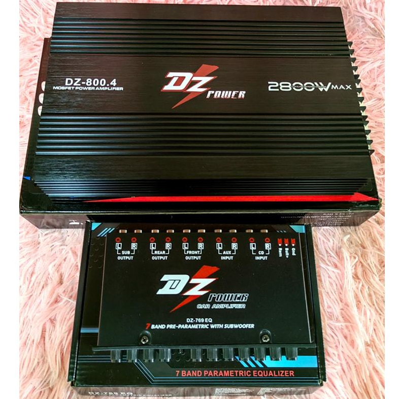 เพาเวอร์แอมป์ AB4ch. DZ-800.4 2800W ขับเสียงกลาง+เสียงแหลมได้8-16ดอก แรงมาก - รูปที่ 6