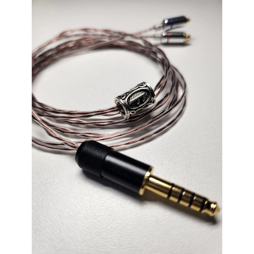 สายอัพเกรดหูฟัง mmcx มังกรทองแดง