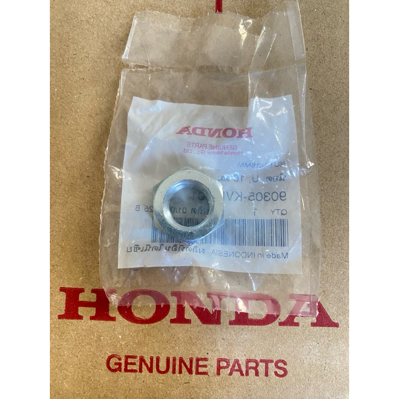 น๊อตดุมล้อหลัง 16มม.สกูปี้ ไอ ทุกรุ่น แท้เบิกศูนย์ (รหัสสินค้า 90305-KVB-901)