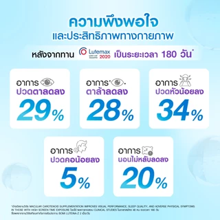 [หมดอายุ 03/27] Bomi Luteina-Z (30เม็ด) วิตามินบำรุงสายตา ถนอมจอประสาทตา เพิ่มประสิทธิภาพการมองเห็นได้ดีขึ้น
