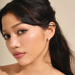 earika.earrings - jewel jasmine stud ต่างหูดอกไม้สีสัน ก้านเงินแท้ชุบทองคำขาว เหมาะสำหรับคนแพ้ง่าย