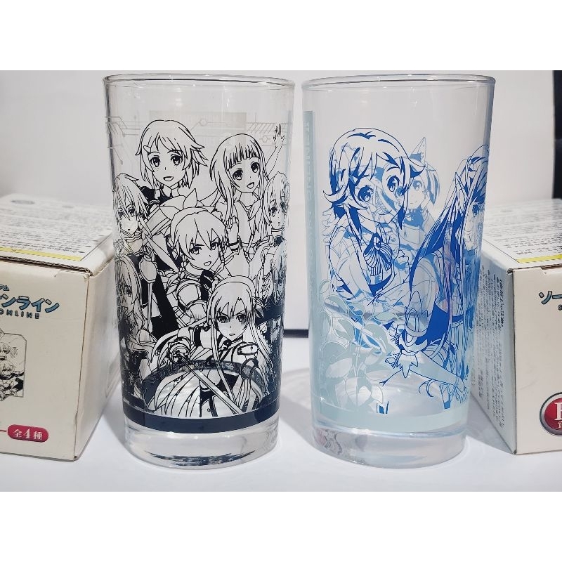 ■CTCERAMIX ✨️ ICHIBANKUJI PREMIUM SWORD ART ONLINE STAGE 2 แก้วใสทรงสูง 14cm ซอร์ดอาร์ทออนไลน์ PRIZE