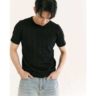 [8501] REEVE TRACK KNIT TEE - เสื้อคอกลม ผ้าknit เนื้อนุ่ม