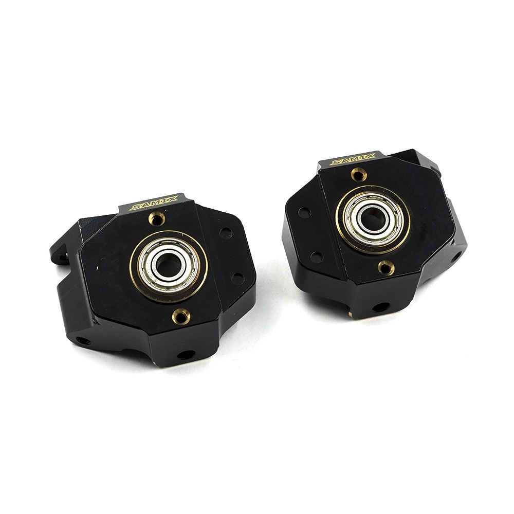 Samix Brass Extra Heavy Steering Knuckle Set w/ 5x13x4mm 220g Bearing For Axial SCX10 Pro SCX10P-441