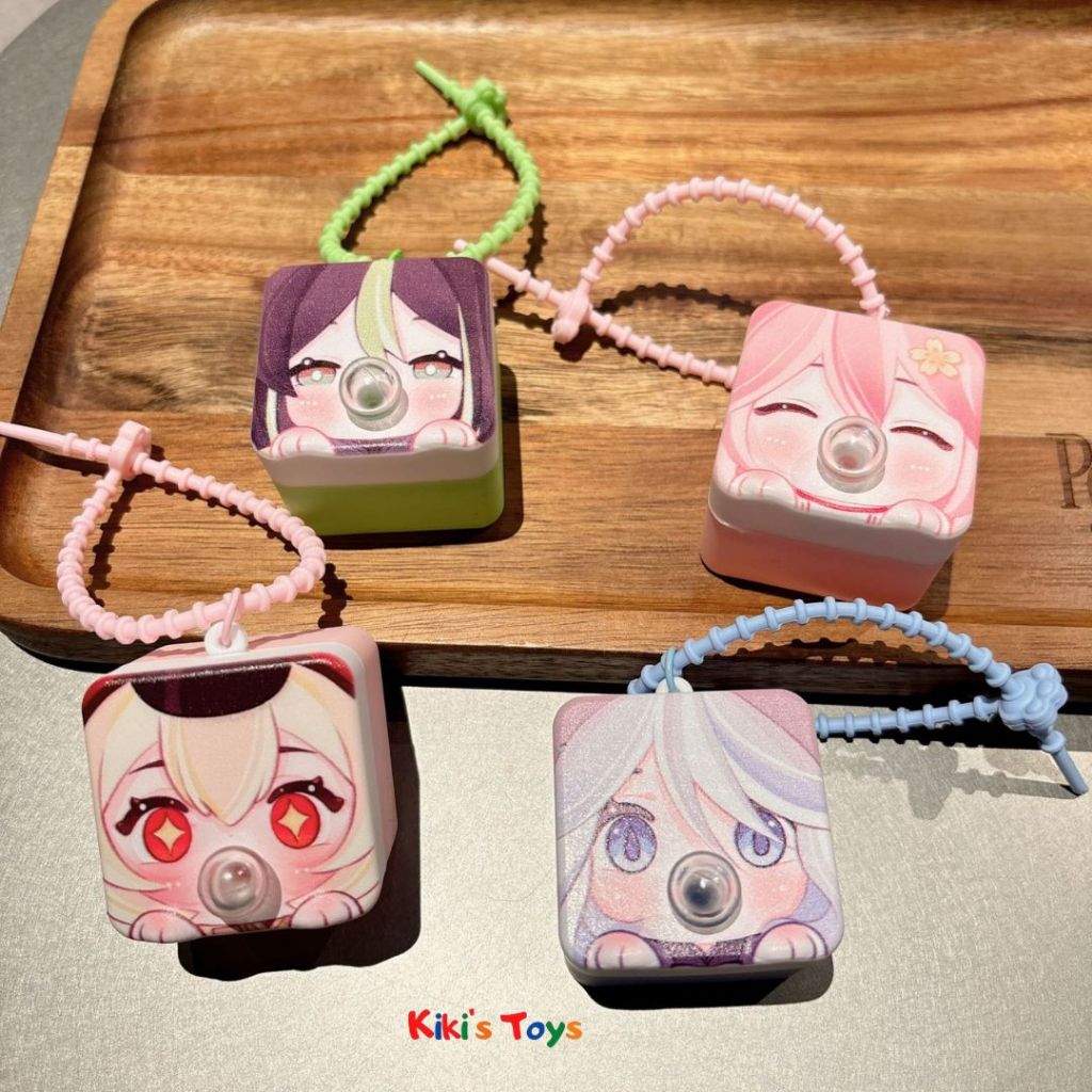 พร้อมส่ง พวงกุญแจซานริโอ พวงกุญแจบีบได้ รูปที่ 5