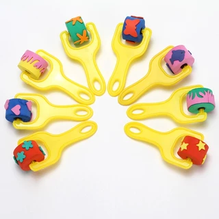 แปรงฟองน้ำศิลปะ ชุดแปรงศิลปะ ของเล่นจิตรกรตัวน้อย Sensory Play