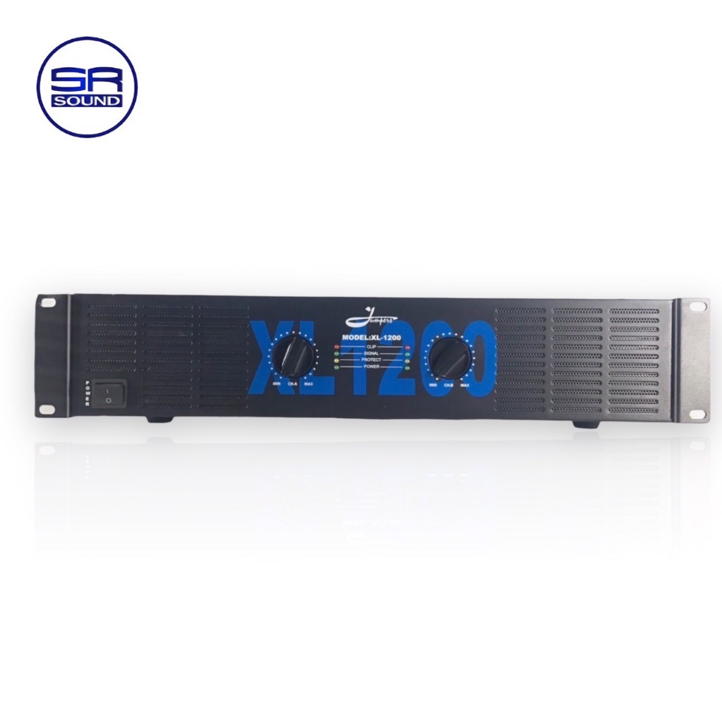 JUMPERS XL-1200B Power Amp เพาเวอร์แอมป์ 1200Wx2 4OHM แอมป์ขยายเสียง ลดล้างสต็อก