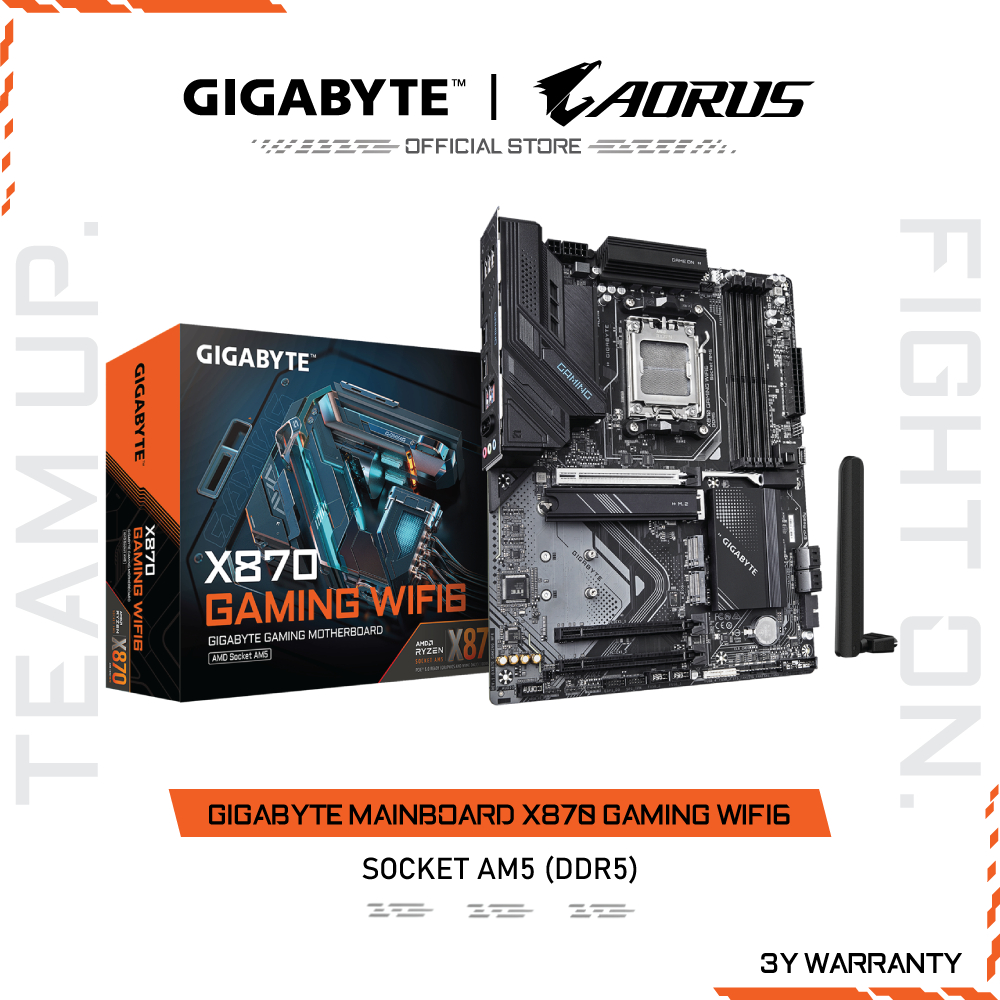 GIGABYTE MAINBOARD X870 GAMING WIFI6 เมนบอร์ด X870 GAMING WF6-1.0
