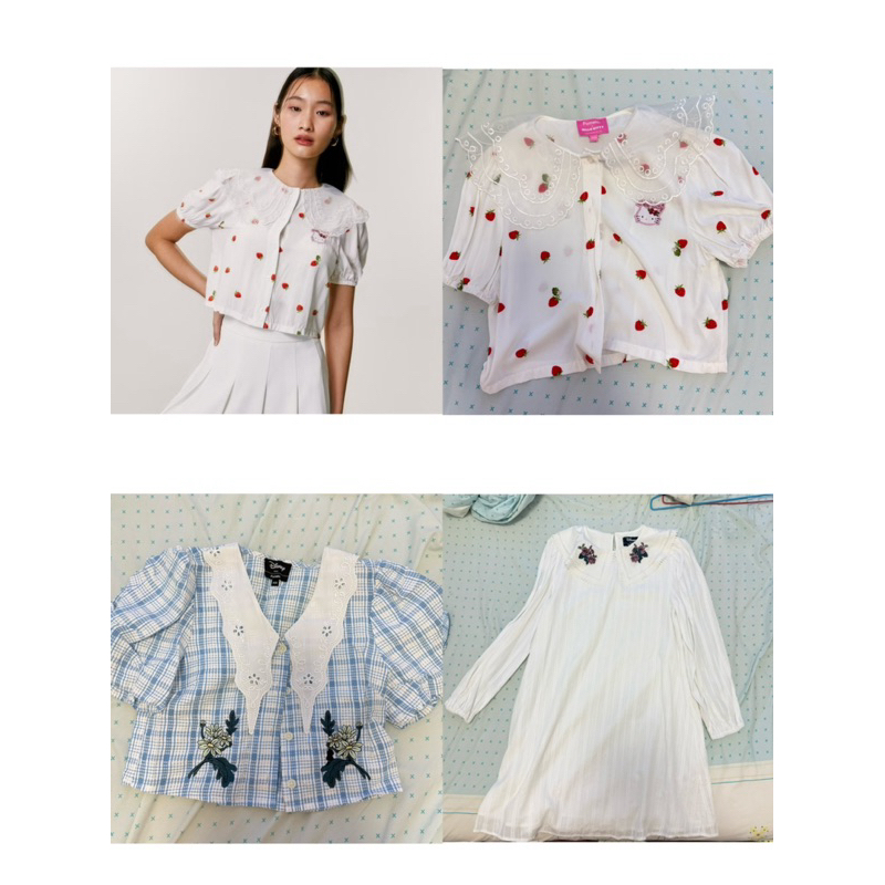 ส่งต่อ เสื้อ เดรส Pomelo คอล kitty disney