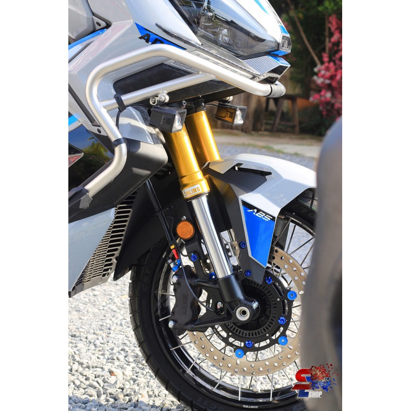 ⚡️ขายแล้ว 100ชิ้น🏆สติ๊กเกอร์ wrap กระบอกโช๊ค🟡  ZONTES 368G มีVDO Review