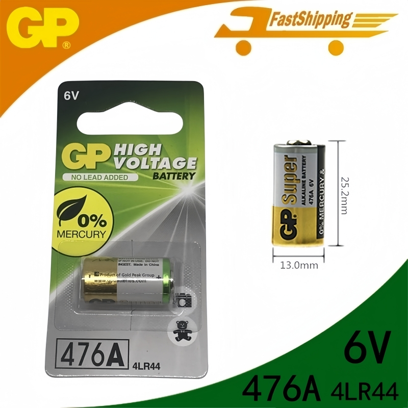 ถ่าน GP 4LR44 6V Alkaline Battery 476A  PX28A ถ่านกล้อง ของบริษัท GP แท้ 100% ( 1 แพค 1 ก้อน)