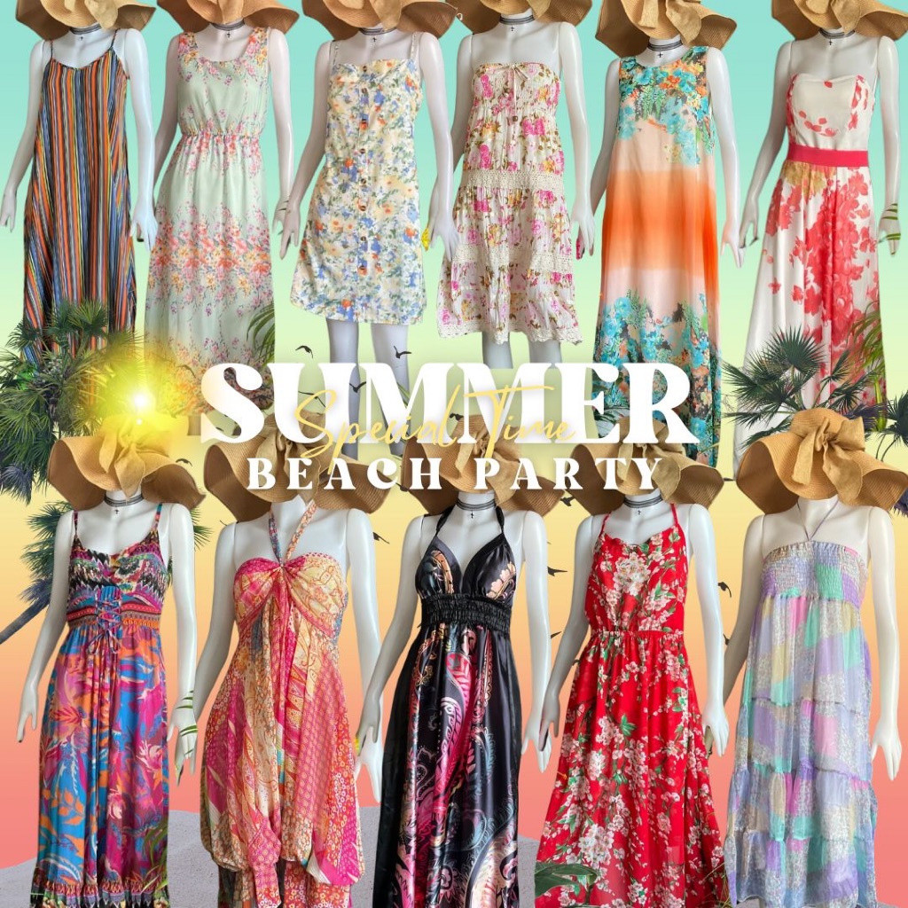 เดรสสายเดี่ยวใส่ไปทะเล ชุดใส่ไปทะเล เดรสใส่ไปทะเล เดรสราตรีลายดอก เดรสราตรีใส่ไปทะเล ชุดยาวใส่ไปทะเล เดรสยาว