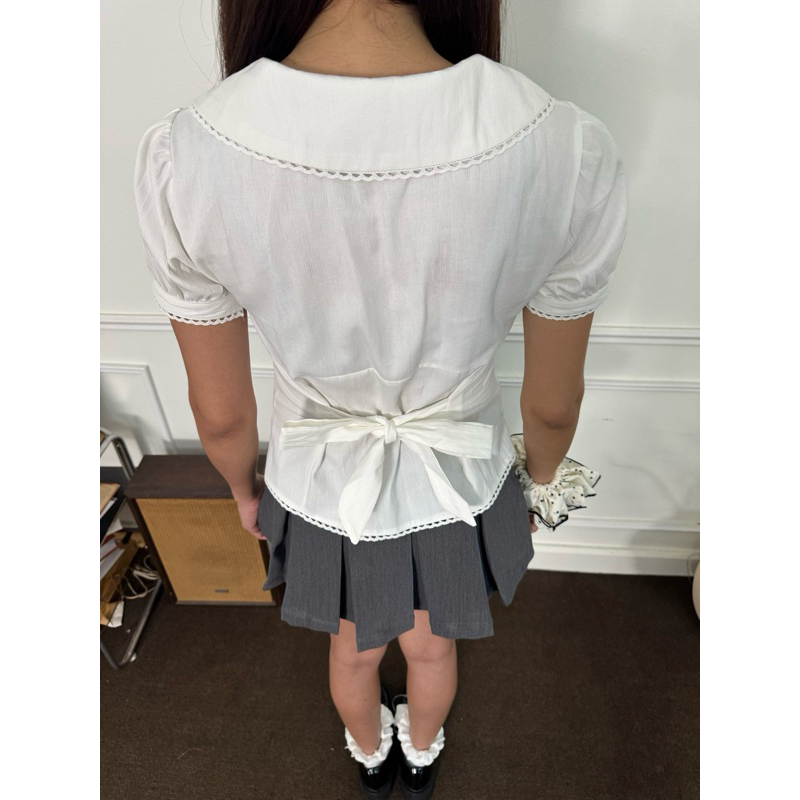 KINDARARE - Tina short sleeves shirt (3 สี มี size S-3XL พร้อมส่ง)