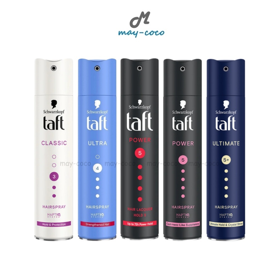 ถูก/แท้/มีไลฟ์ สเปรย์จัดแต่งทรงผม Schwarzkopf TAFT Classic Ultra Power Shine Power Cashmere Ultimate สเปรย์ Taft เซ็ทผม