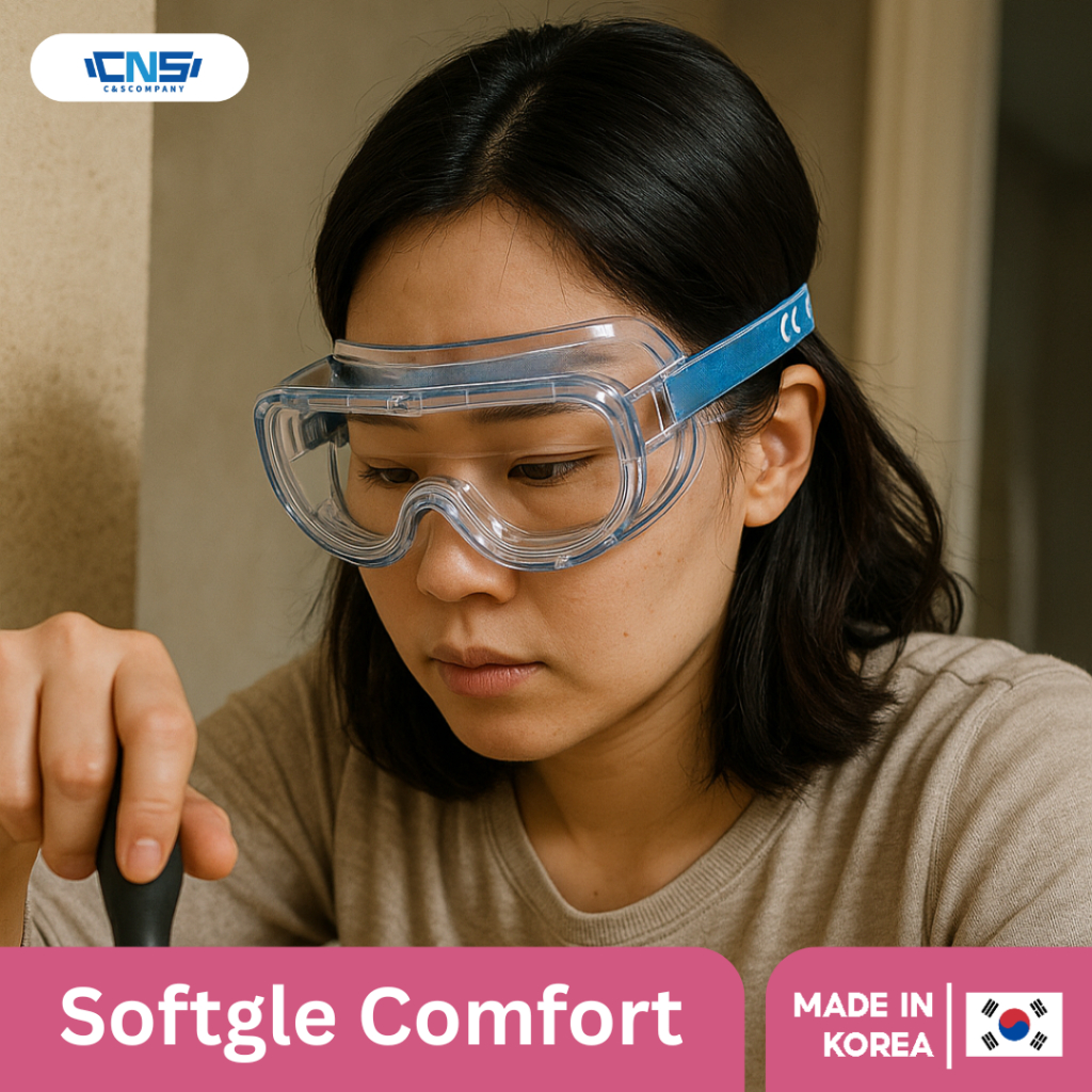 [ลดราคา] [Sale] Softgle Comfort No Pain Safety goggles แว่นตานิรภัย Softgle Comfort No Pain