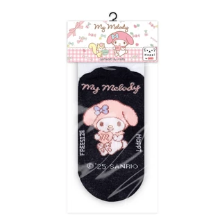 ถุงเท้านักเรียนทอลาย Happi by Carson ลิขสิทธ์เเท้ Melody แพ็ค 1 คู่ (คละลาย)