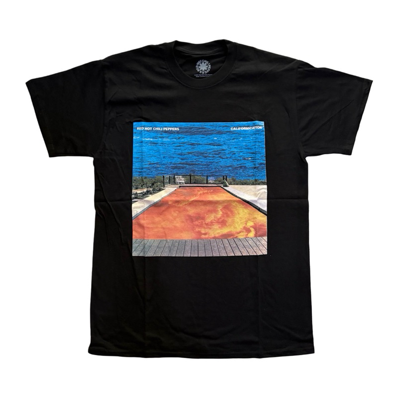 เสื้อวงดนตรี RED HOT CHILI PEPPERS-RHCP T-SHIRT ลาย CALIFORNICATION (BLACK)(2024) ลิขสิทธิ์ของแท้ UK