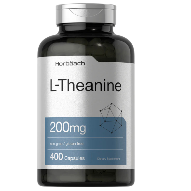Horbaach L-Theanine 200mg | 400 Capsules