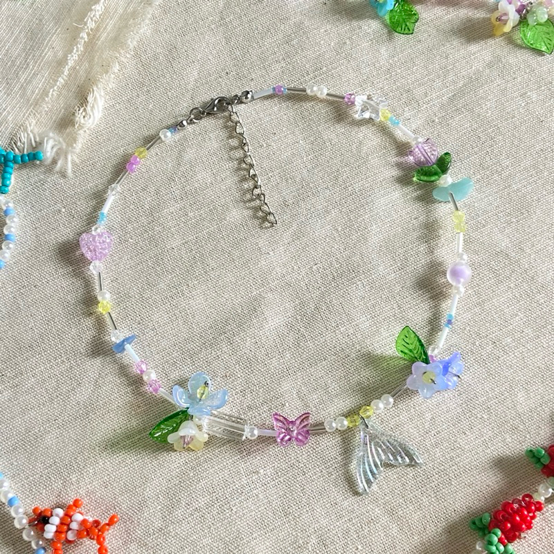 🧜‍♀️ สร้อยคอลูกปัดแฮนด์เมด รุ่น Mermaid era 🪸