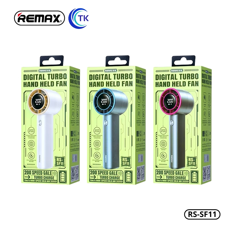 พัดลมพกพา REMAX RS-SF11 ความจุสูง 3600mAh จ่ายไฟ 6.8W 1 รูปที่ 8