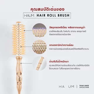 HAUM hair roll brush (27/34/41/49/58/70mm)