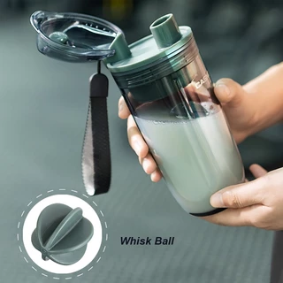 400 mlแก้วเชคโปรตีน ขนาด Shaker Cup เวย์โปรตีน ไร้สาร BPA ถ้วยน้ำออกกำลังกาย