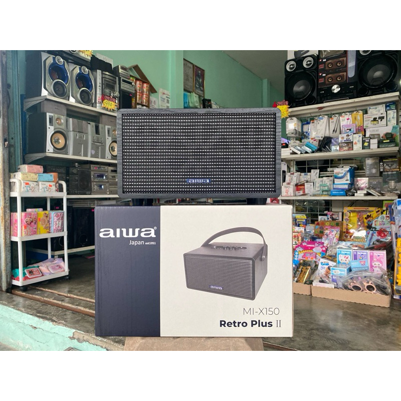 ลำโพงบลูทูธ aiwa retro plus 60w  ว