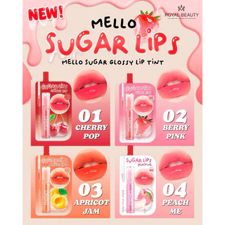 (ปกติ 59บาท✨) Mello Sugar lips - เมลโล ชูการ์ ลิป กลอสติดทน ของแท้ 💯%