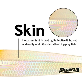 เหยื่อจิ๊ก / แคสอินทรีย์ Pegasus (เพกาซัส) รุ่น High Speed น้ำหนัก 7,10,15,25,35,45,60,80 กรัม