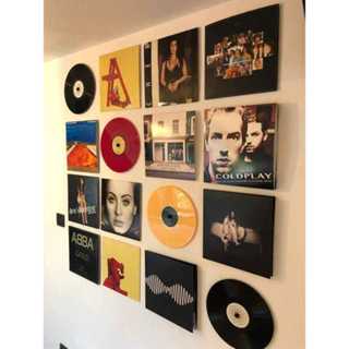 แผ่นเสียงไวนิล LP แผ่นดิสก์ ตกแต่งบ้าน บาร์ คาเฟ่ โรงแรม แผ่…