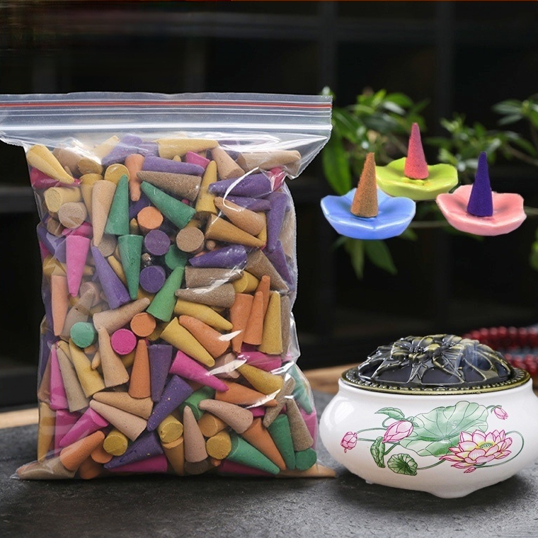 กำยาน 300/600 6กลิ่น กำยานโคนใหญ่คละกลิ่น แพ็คใหญ่ กลิ่นหอมผ่อนคลาย