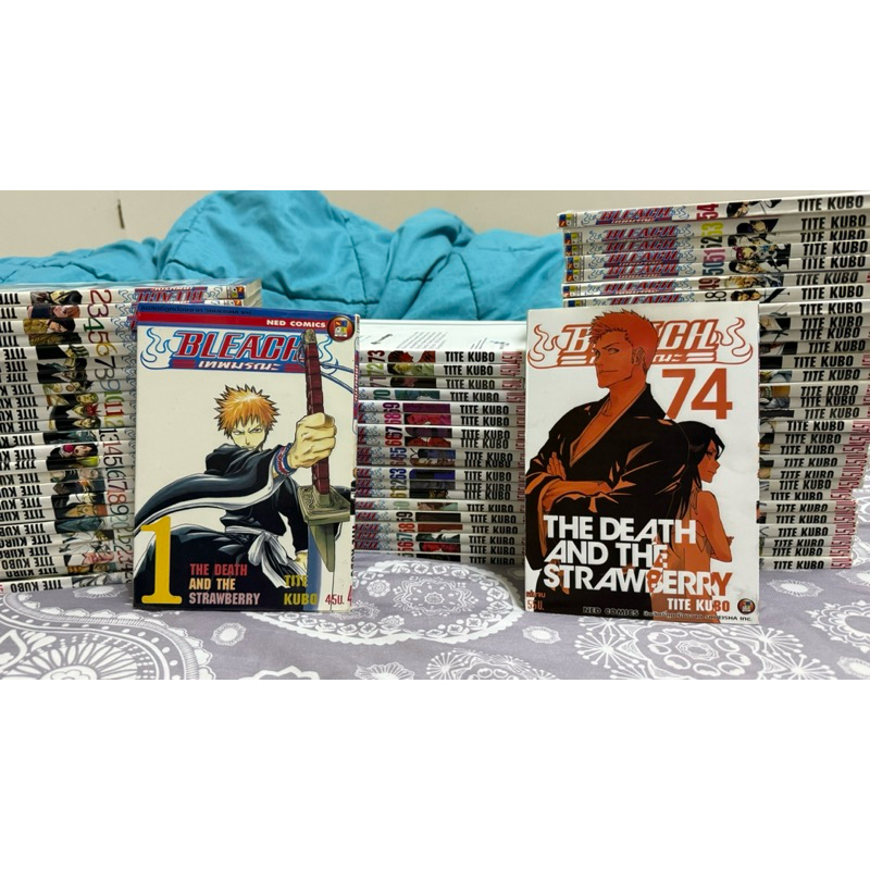 [มือ2] Bleach บลีช เทพมรณะ 1-74 เล่ม ครบจบ สภาพบ้าน (พิมพ์บางล้วน) หนังสือการ์ตูน มังงะ ยกชุด