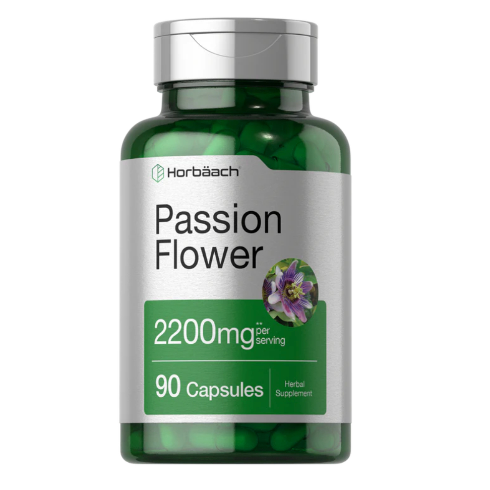 Horbaach Passion Flower 2200mg per serving | 90 Capsules