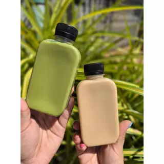 ขวดพลาสติก PETทรงแบนมน 200ml ป.30(1แพ็ค150ใบ)**1ออเดอร์ไม่เกิน2แพ็ค**