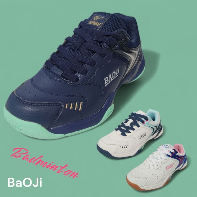สินค้าลิขสิทธิ์[ของแท้100%[รองเท้าแบตมินตันผู้หญิง บาโอจิ BAOJI BJW1133